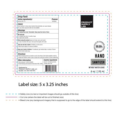 120 mL Label (Psl  Hand Sanitizer 4oz With Barcode)